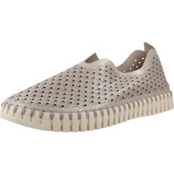 Buty ILSE JACOBSEN 179043 Srebrny. Szare trekkingi Ilse Jacobsen, ze skóry, trekkingowe. Za 274.99 zł.