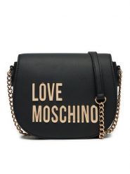 LOVE MOSCHINO Torebka JC4194PP1LKD0000 Czarny. Czarne listonoszki Love Moschino, bez wzorów, ze skóry, bez dodatków. Za 469.99 zł.