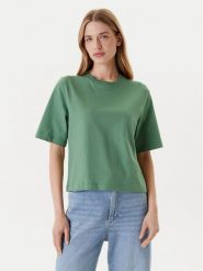 United Colors Of Benetton T-Shirt 3BL0E17G5 Zielony Relaxed Fit. Zielone t-shirty United Colors of Benetton, l, bez wzorów, z bawełny, bez kołnierzyka, bez ramiączek. Za 69.99 zł.