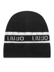 Liu Jo Czapka TF5239 MA92F Czarny. Czarne czapki Liu Jo, bez wzorów, z materiału. Za 269.99 zł.