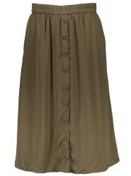 Vero Moda Spódnica w kolorze khaki rozmiar: XS. Brązowe spódnice Vero Moda, na co dzień, xs, bez wzorów, midi, proste. Za 57.20 zł.