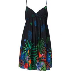 Desigual Kamizelka damska Vest Sia Negro 19SWMW17 2000 (rozmiar M). Spódnice Desigual, na lato, m, bez wzorów, bez kołnierzyka, bez ramiączek. W wyprzedaży za 135.00 zł.