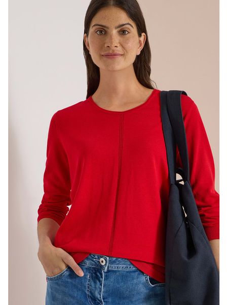 Cecil Sweter w kolorze czerwonym rozmiar: XL. Czerwone swetry Cecil, xl, bez wzorów, bez ramiączek. Za 134.95 zł.