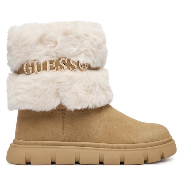 Śniegowce Guess. Brązowe trapery i śniegowce Guess. Za 634.99 zł.