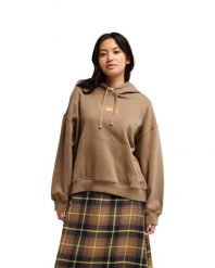 Bluza z kapturem dla Kobiety STANDARD Brązowy. Brązowe bluzy Quiksilver, m, bez wzorów, z bawełny, z kapturem. Za 299.99 zł.