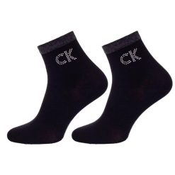 Skarpetki Calvin Klein Damsenken Big Crystal Logo 37-41. Czarne skarpety ZEAGLE, bez wzorów, z bawełny. Za 76.99 zł.
