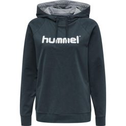 Damska bluza z kapturem Hummel Hmlgo Logo. Brązowe bluzy Hummel, xs, bez wzorów, z polaru, z kapturem. Za 200.50 zł.