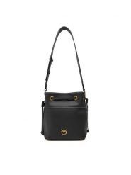 PINKO Torebka SECCHIELLO MINI 104303 A29Q L84Q Czarny. Czarne torebki klasyczne Pinko, bez wzorów, ze skóry, bez dodatków. Za 709.99 zł.