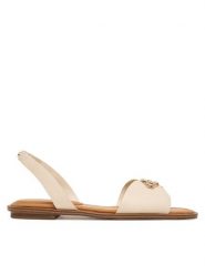 Aldo Sandały Calelian 14298258 Kremowy. Białe sandały Aldo, bez wzorów, ze skóry, bez obcasa, na płaskiej podeszwie, bez zapięcia. Za 229.99 zł.