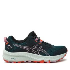 Buty do biegania Asics. Zielone obuwie sportowe Asics, bez zapięcia, do biegania. Za 369.99 zł.