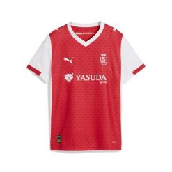Młodzieżowa koszulka domowa Stade de Reims 25/26 PUMA. Biała bluzki Puma, m, bez wzorów, młodzieżowe, bez kołnierzyka, bez ramiączek. Za 319.00 zł.