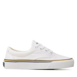 Tenisówki Polo Ralph Lauren. Białe trampki Polo Ralph Lauren, bez wzorów, bez zapięcia. Za 249.99 zł.