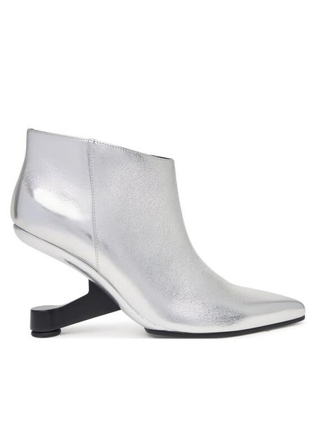 United Nude Botki Eamz Yoyo 1102661403 Srebrny. Szare botki United Nude, bez wzorów, ze skóry, bez obcasa, na słupku, bez zapięcia. Za 1,689.00 zł.