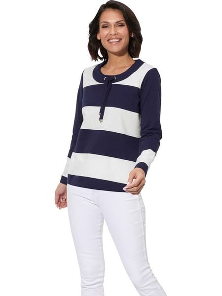 WITT WEIDEN Bluzka w kolorze fioletowo-kremowym rozmiar: 46. Brązowe bluzki WITT WEIDEN, bez wzorów, bez kołnierzyka, bez ramiączek. Za 39.99 zł.