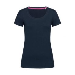 Rozciągliwa Koszulka Dla Kobiet. Niebieskie bluzki STEDMAN, xl, bez wzorów, sportowe, bez kołnierzyka, bez ramiączek. Za 70.99 zł.