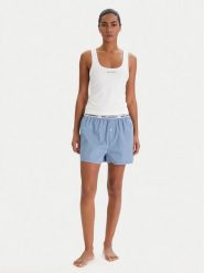 KARL LAGERFELD Piżama B1W45008 Biały Regular Fit. Białe piżamy KARL LAGERFELD, bez wzorów, z bawełny, bez ramiączek. Za 529.99 zł.