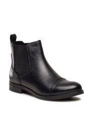 Lasocki Sztyblety WI23-DALIA-22C Czarny. Czarne botki Lasocki, bez wzorów, ze skóry, bez obcasa, na płaskiej podeszwie, bez zapięcia. Za 102.99 zł.
