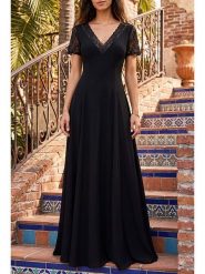 SOULSHAE Sukienka w kolorze czarnym rozmiar: S/M. Czarne sukienki SOULSHAE, m, bez wzorów, z koronki, bez kołnierzyka, bez ramiączek, maxi. Za 129.95 zł.