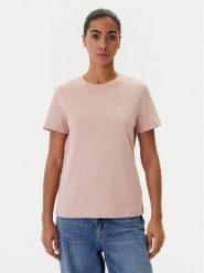 Calvin Klein Jeans T-Shirt Monogram LV047B224G Koralowy Regular Fit. Pomarańczowe t-shirty Calvin Klein Jeans, xs, bez wzorów, z bawełny, bez kołnierzyka, bez ramiączek. Za 149.99 zł.