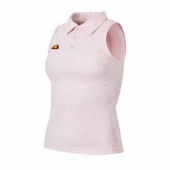 Damska koszulka polo bez rękawów Ellesse Strala. Czerwone koszulki polo Ellesse, l, z aplikacjami, z poliesteru, bez kołnierzyka, bez ramiączek. Za 281.50 zł.
