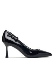 KARL LAGERFELD Szpilki Sienna KL32708R Czarny. Czarne szpilki KARL LAGERFELD, bez wzorów, z lakierowanej skóry, bez obcasa, na szpilce, bez zapięcia. Za 814.99 zł.