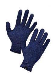 Norfolk Wełniane rękawiczki w kolorze granatowym rozmiar: S/M. Niebieskie rękawiczki Norfolk, bez wzorów, prążkowane. Za 56.79 zł.