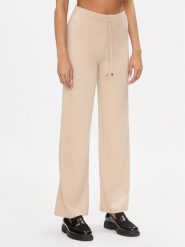 Liu Jo Sport Spodnie dzianinowe TA4052 MS005 Beżowy Bootcut Fit. Brązowe spodnie materiałowe Liu Jo Sport, m, bez wzorów, z dzianiny. Za 199.99 zł.