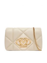 LOVE MOSCHINO Torebka JC4043PP1NLC0110 Beżowy. Brązowe torebki klasyczne Love Moschino, bez wzorów, ze skóry, bez dodatków. Za 799.99 zł.