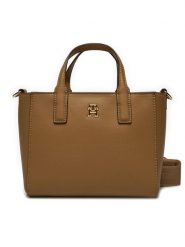 Tommy Hilfiger Torebka AW0AW16907 Brązowy. Brązowe torebki klasyczne TOMMY HILFIGER, bez wzorów, ze skóry, bez dodatków. Za 329.99 zł.