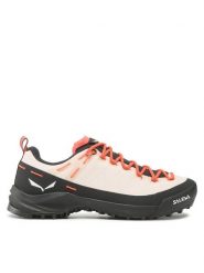 Salewa Trekkingi Wildfire Canvas W 61407-7265 Beżowy. Brązowe obuwie sportowe Salewa, z materiału, trekkingowe. Za 669.99 zł.