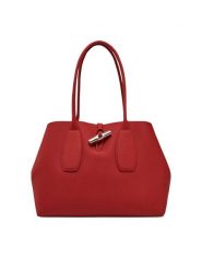 Longchamp Torebka 10060HPN Czerwony. Czerwone torebki klasyczne Longchamp, bez wzorów, ze skóry, bez dodatków. Za 1,459.00 zł.