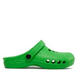 Klapki Dry Walker. Zielone klapki Dry Walker, bez wzorów, bez obcasa. Za 59.99 zł.