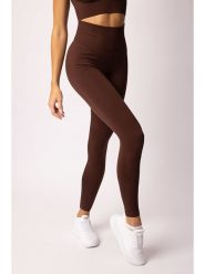 Spaio Legginsy sportowe "Adapt" w kolorze brązowym rozmiar: S. Brązowe legginsy Spaio, s, bez wzorów, z materiału. Za 100.99 zł.
