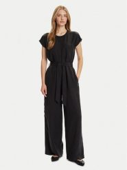 Marc O'Polo Kombinezon 506 0975 90007 Czarny Relaxed Fit. Czarne sukienki Marc O'Polo, bez wzorów, z lyocellu, bez kołnierzyka, bez ramiączek. Za 819.99 zł.