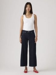 Levi's Dżinsy - Relaxed fit - w kolorze granatowym rozmiar: W26/L27. Niebieskie jeansy Levi's®, l, z aplikacjami. Za 199.95 zł.