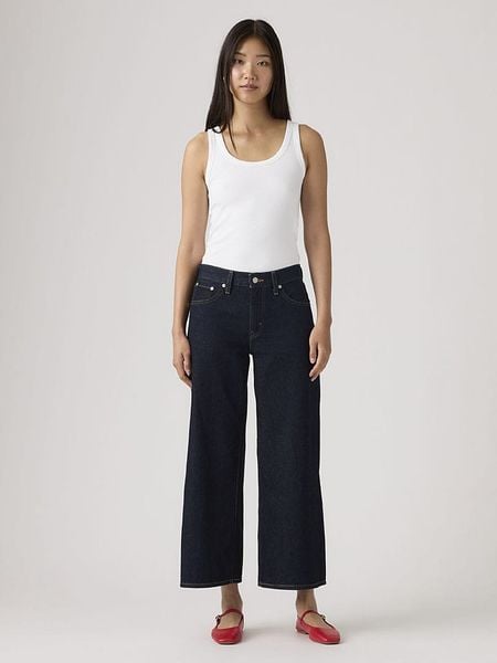 Levi's Dżinsy - Relaxed fit - w kolorze granatowym rozmiar: W26/L27. Niebieskie jeansy Levi's®, l, z aplikacjami. Za 219.95 zł.