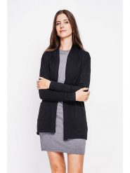 C& Jo Kardigan w kolorze czarnym rozmiar: 40. Czarne kardigany C& Jo, bez wzorów, ze splotem. Za 130.99 zł.