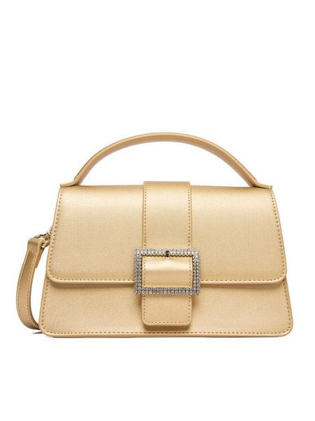 Nine West Torebka CEO-MISSISIPI-III-KY159 Złoty. Żółte torebki klasyczne Nine West, bez wzorów, z materiału, bez dodatków. Za 199.99 zł.