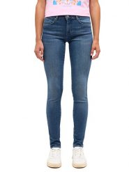 Mustang Dżinsy - Skinny fit - w kolorze niebieskim rozmiar: W26/L34. Niebieskie jeansy Mustang, l, z aplikacjami, z podwyższonym stanem. Za 114.44 zł.