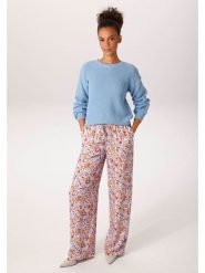 Aniston Spodnie w kolorze pomarańczowo-lawendowym rozmiar: 36. Różowe spodnie materiałowe Aniston, bez wzorów, z materiału, z podwyższonym stanem. Za 173.99 zł.