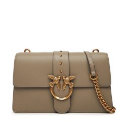 Torebka PINKO. Szare listonoszki Pinko, bez wzorów, bez dodatków. Za 1,329.00 zł.