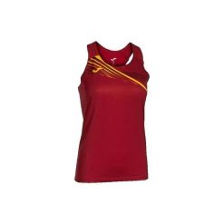 Tank top Joma Elite X. Czerwone topy Joma, bez wzorów, bez kołnierzyka, bez ramiączek. W wyprzedaży za 135.85 zł.