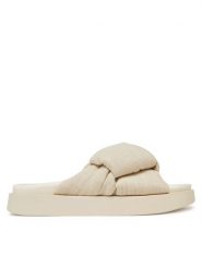 Inuikii Klapki Oversized Linken Knot-147 1028 Écru. Klapki Inuikii, bez wzorów, z materiału, bez obcasa. Za 619.99 zł.