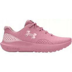 Buty sportowe dla kobiet UNDER ARMOUR UA CHARGED SURGE 4. Białe obuwie sportowe Under Armour, bez zapięcia, do biegania. Za 204.99 zł.
