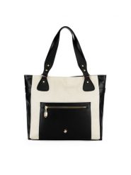 Beverly Hills Polo Club Torebka BHPC-C-002-07 Czarny. Czarne shopper Beverly Hills Polo Club, bez wzorów, z tworzywa sztucznego, bez dodatków. Za 229.99 zł.