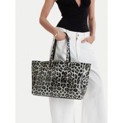 Torebka Eva Minge. Szare shopper Eva Minge, bez wzorów, bez dodatków. Za 279.99 zł.