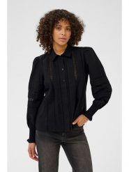 Kaffe Koszula w kolorze czarnym rozmiar: 44. Czarne koszule Kaffe, z aplikacjami, z bawełny, bez kołnierzyka, bez ramiączek. Za 173.99 zł.