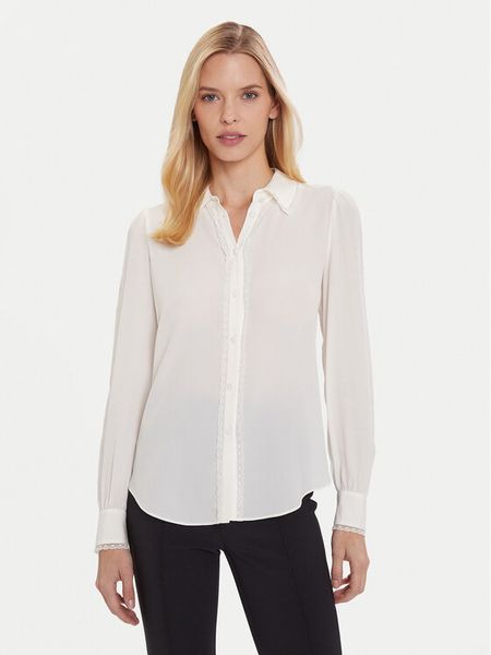 TWINSET Koszula 252TT2142 Beżowy Regular Fit. Brązowe koszule Twinset, bez wzorów, z jedwabiu, bez kołnierzyka, bez ramiączek. Za 1,059.00 zł.