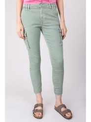 Blue Fire Dżinsy "Cargo" - Tapered fit - w kolorze oliwkowym rozmiar: W30/L29. Zielone jeansy Blue Fire, l, z aplikacjami. Za 91.34 zł.