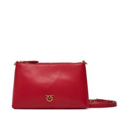 Torebka PINKO. Czerwone listonoszki Pinko, bez wzorów, bez dodatków. Za 399.99 zł.